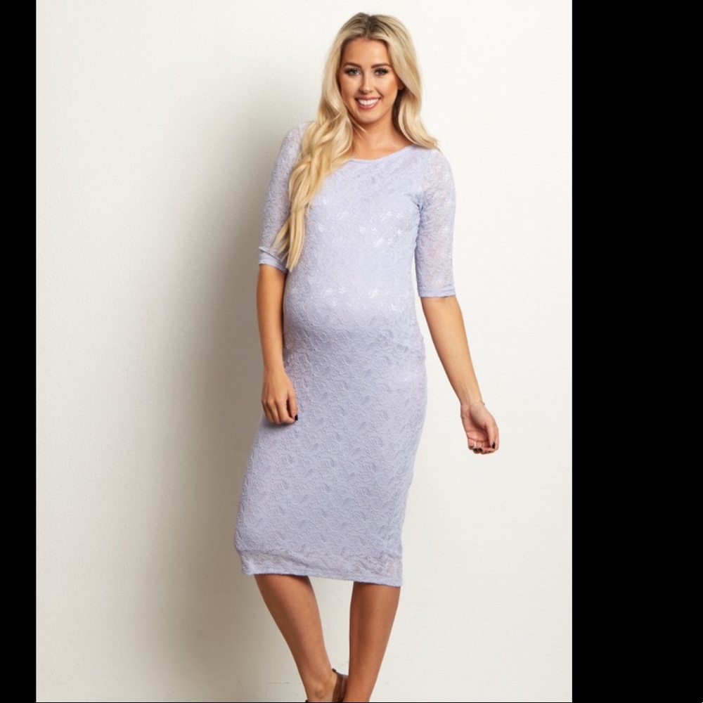 Pink Blush Maternity Dress